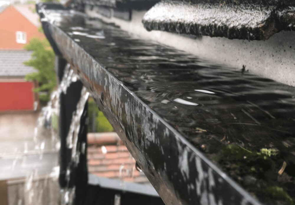 Water Damage Caused by Overflowing Gutters in South Jersey